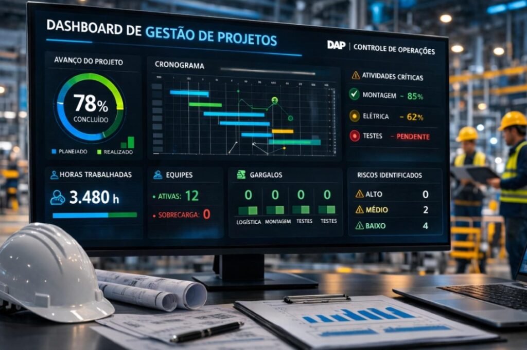Dashboard de Gestão de Projetos